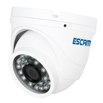 Escam Peashooter QD520 Waterproof Dome IP Camera CMOS 720P CCTV 14 Inch - 1MP - Putih