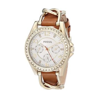 FOSSIL Riley Multifunction ES3723 Jam Tangan Wanita - Gold Brown