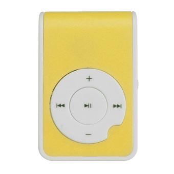 FSH 8GB Mirror Clip Mp3 Music Player (Yellow) (Intl)  