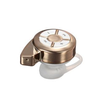 FSH Mini Bluetooth V4.0 Earphone Stereo Snail A2DP Headset Earbud CSR4.0 Hands-free (Gold) (Intl)  