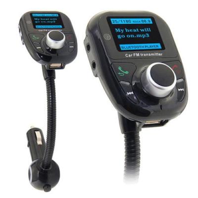 Fang Fang Wireless Bluetooth LCD Car MP3 Player FM Transmitter + USB SD Card Remote Kit