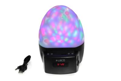 Fleco LED Light Speaker F-6211 Colorful Magic Hi-Fi Subwoofer Speaker- White