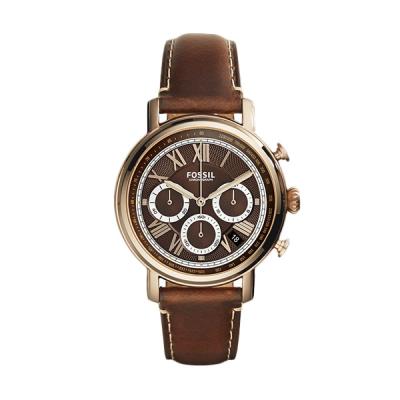 Fossil Buchanan Chronograph FS5116 Gold Jam Tangan Pria