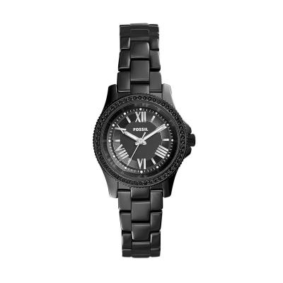 Fossil Cecile Ceramic CE1091 Black Jam Tangan Wanita