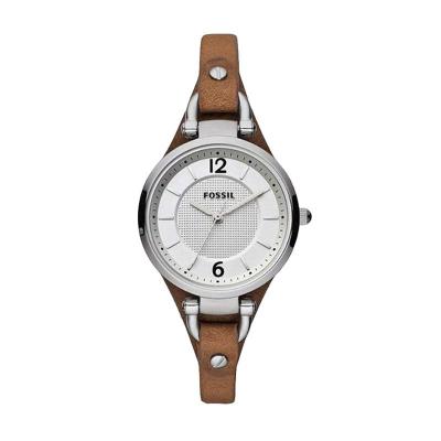 Fossil ES 3060 Silver White Jam Tangan Wanita