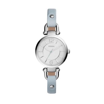 Fossil Georgia ES3822 Silver Jam Tangan Wanita