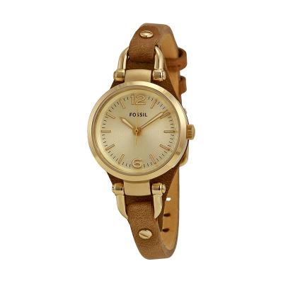 Fossil Georgia Mini Champagne Dial Gold Brown ES3264 Jam Tangan Wanita