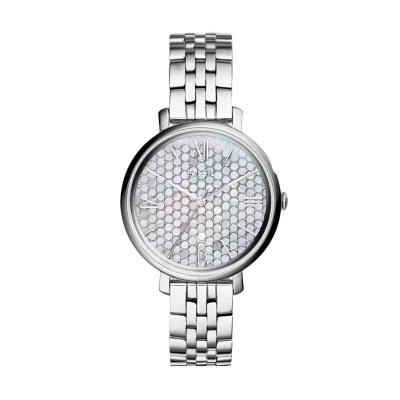 Fossil Jacqueline ES3803 Silver Jam Tangan Wanita