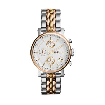 Fossil Original Boyfriend ES3840 Silver Jam Tangan Wanita