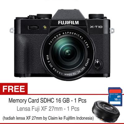 Fuji Film X-T10 XC - 16.3MP - 16-50MM - Hitam