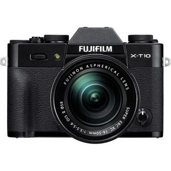 Fujifilm 16.3 MP X-T10 Mirrorless Digital Camera with 16-50mm Lens (Black)  