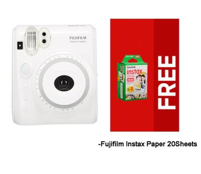 Fujifilm Instax Mini 50S White Kamera Instax (Instax + Paper20)