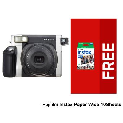 Fujifilm Instax Wide 300 Black Kamera Instax (Instax + paper10)