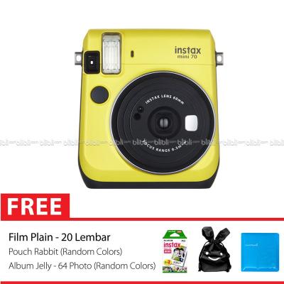 Fujifilm instax mini 70 Kuning Camera + Free Gift