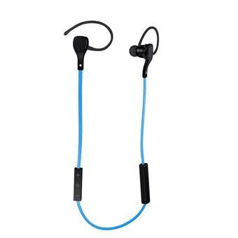 GHZ Sport Bluetooth Earphone With Microphone - Bt-H06 - Biru  