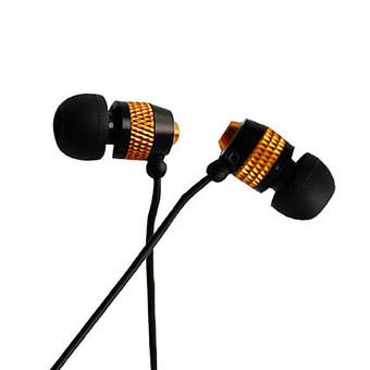 Golden 3.5MM Stereo Inear Earphone for iPhone MP3 MP4  