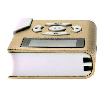 HKS 32GB Mini USB Clip MP3 Player LCD Screen Support 32GB Micro SD TF Card (Gold) (Intl)  