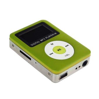 HKS USB Digital MP3 Player LCD Screen Support 32GB Micro SD/ TF Card (Green) (Intl)  