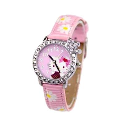 Hello Kitty HKFR1346-01B Pink Jam Tangan Wanita