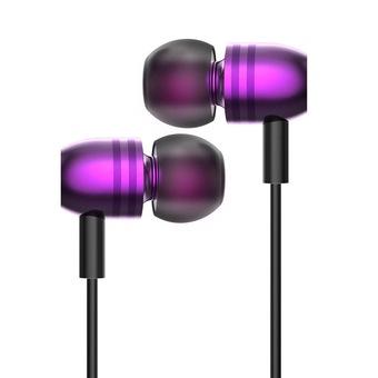 High-quality Dostyle HS303 Stereo In-Ear EarPhone HeadPhones simple Purple  