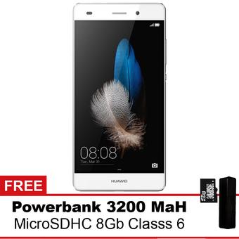 Huawei P8 Lite - 16GB - Putih + Powerbank + MMC 8Gb  