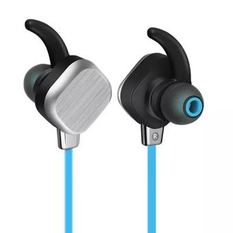 IP55 Sports Headset Bluetooth 4.1 Wireless Mini Headphone Earphone with Mic Handsfree For iPhone Samsung (Blue) (Intl)  