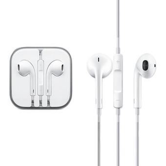 In Ear Earphone Headphone for IPhone and Mobile Phone (White) (Intl)  