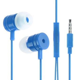 In-Ear Headphones Earbud with Microphone (Dark Blue)  