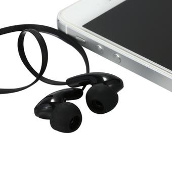 In-ear Stereo Headset 3.5mm Audio Plug Music Earphone Noise Cancellation for iPhone 6S 6 6Plus Samsung S6 Note 5 HTC MP4 Notebook Desktop (Black) (Intl)  