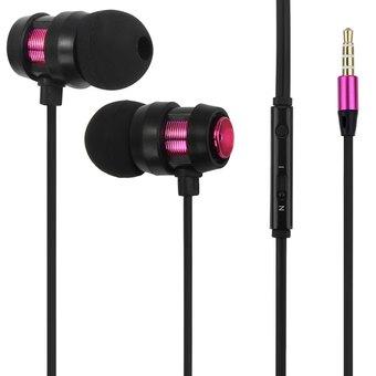 JTX - 701 1.2M In Ear Stereo Earphone with 3.5mm Plug Microphone Red (Intl)  