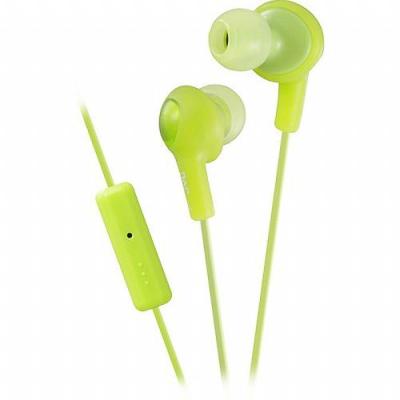 JVC Earphone HA-FR6 Gumy PLUS with Remote & Mic - Green