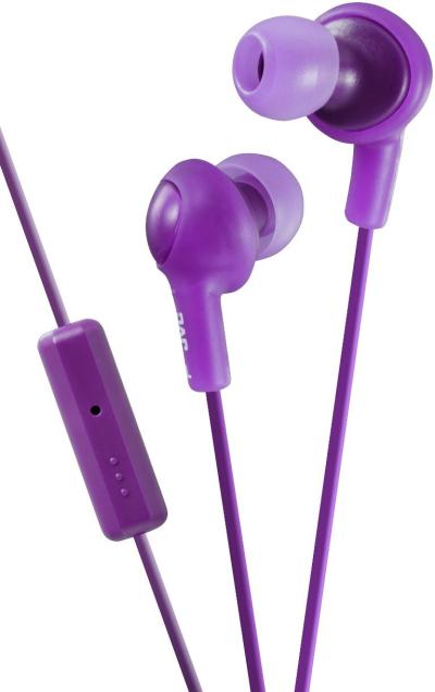 JVC Earphone HA-FR6 Gumy PLUS with Remote & Mic - Purple