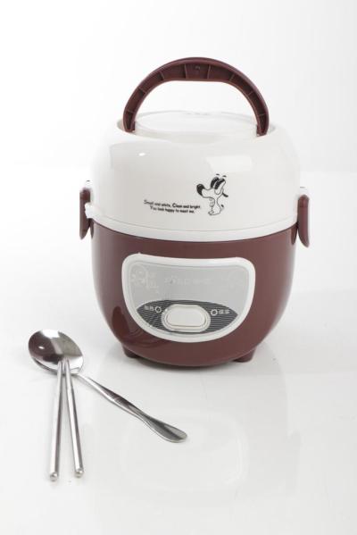 Jack Joes Mini Rice Cooker - Brown