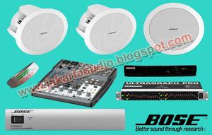 Jual Paket Sound System Soft Musik Bose Untuk Cafe Resto Biliar