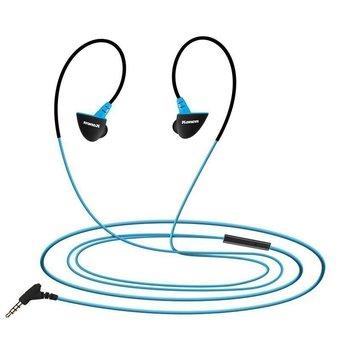 Kanen S30 In-ear Headset Stereo Sport Earphone Water Sweat Proof Built-in Microphone Blue (Intl)  