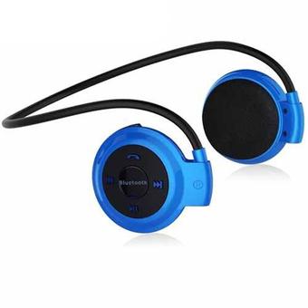 Kingdom Mall Stereo Bluetooth Earphone Headphone Blue (Intl)  