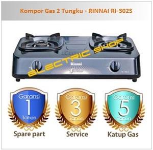 Kompor Gas 2 Tungku - RINNAI RI-302S