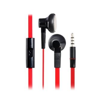 LANGSTON JM20 3.5 mm In-ear Stereo Earphones with Microphone for Samsung HTC iPhone Nokia Motorola HUAWEI (Red)  