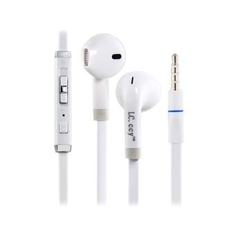 LC.ccy 898 3.5 mm In-ear Earphones with Microphone and Volume Control for Samsung HTC Nokia (White)  