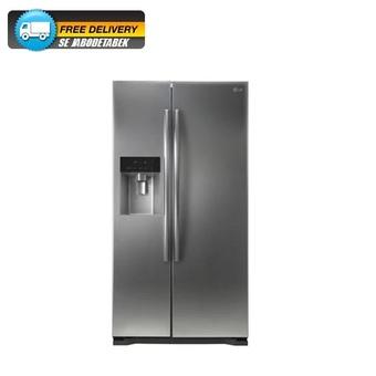 LG Lemari Es / Kulkas / Refrigerator Side By Side - GC-L207GSYV - Silver - Khusus JABODETABEK  