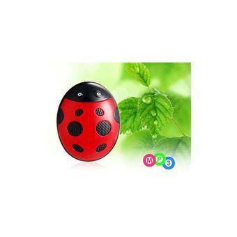 Ladybug Design MP3 Player with TF Card Reader Red  