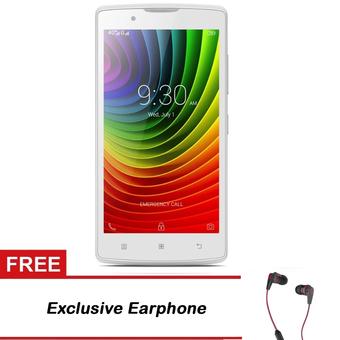 Lenovo A2010 - 8GB - Putih + Gratis Exclusive Earphone  