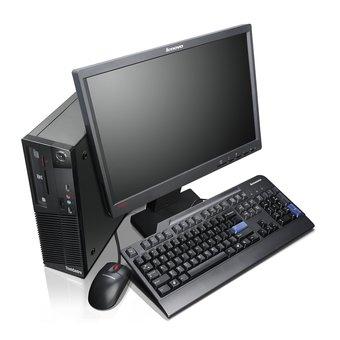 Lenovo Thinkedge PC Desktop M73 -10AYA0 - 4UiA - 18" - Core i3 4160T - RAM 2 GB - Hitam  