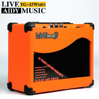 Live Music TG-15W Electric Guitar Amplifier 1 Port 15W /Orange