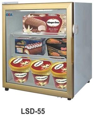 Lsd-55 Up Right Glass Door Freezer / Showcase Ice Cream