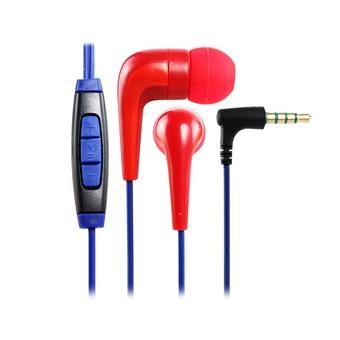 MEIFENBEI HB-X106 3.5mm Plug Stereo In-ear Earphones with 1.2 m Cable & Volume Control (Red)  