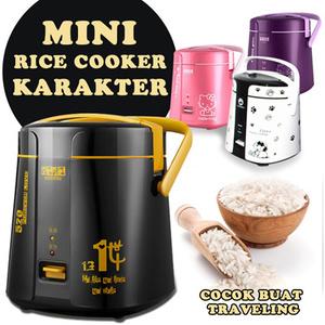 MINI RICE COOKER 2 SUSUN - TOMBOL WARMER OTOMATIS