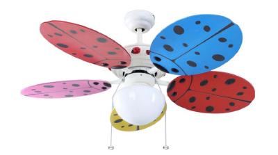 MT.EDMA 42IN Ladybird Ceiling Fan Dengan Lampu Dekorasi Type Baru - Multi Color