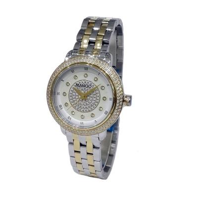 Mango MA6665L-2TK Silver Gold Jam Tangan Wanita