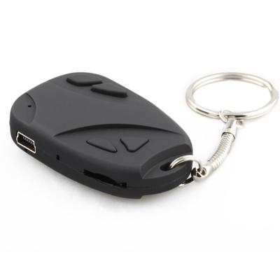 Mini Carkey Remote Mobil Spy Cam Hidden - Hitam